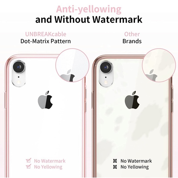 iPhone XR Clear Rose Gold Case NWT - Picture 6 of 13